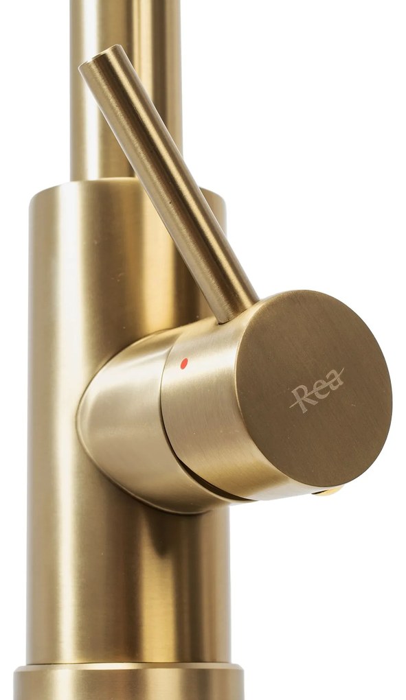 Konyhai csaptelep Rea Fresh brush gold