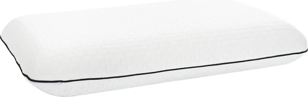 vidaXL Alvó Párna Egyszínű Fehér 60 x 40 x 10 cm Gél hab