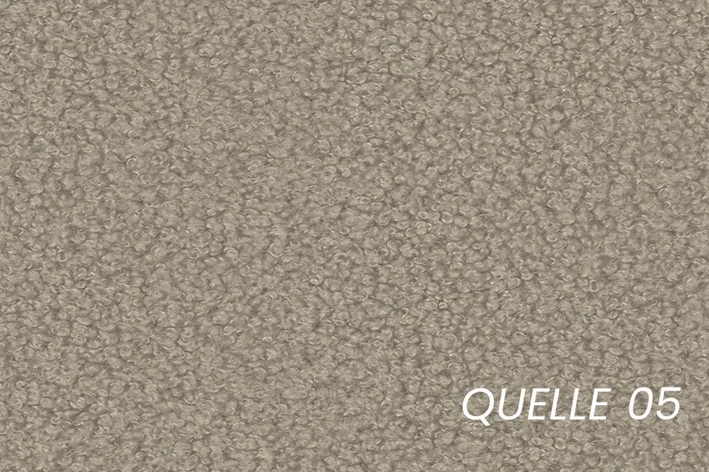 Aura kárpitozott ágy 160x200 ágyneműtartóval - sötétbézs bouclé Quelle 05