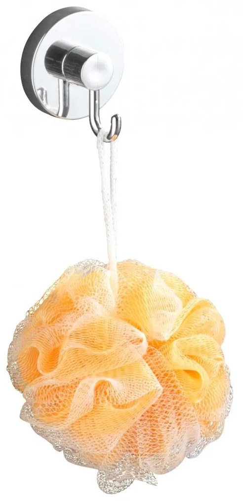 WENKO Vacuum-Loc® 2 db Fürdőszobai fogas, fúrás és csavarozás nélkül, 5 x 6 x 6.7 cm, ABS, ezüstszín