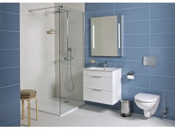 JIKA H4537621763001 - CUBE 80 cm fürdőszobai szekrény mosdóval, fehér