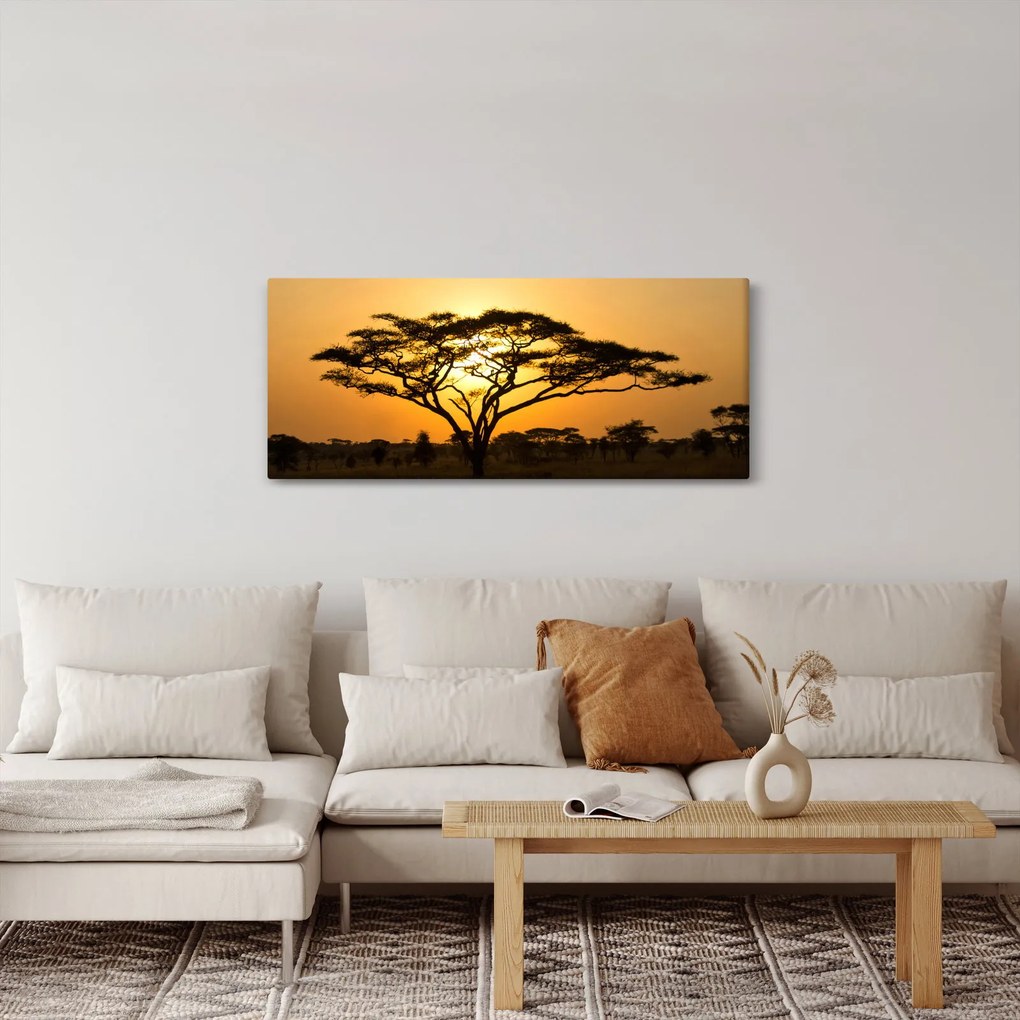Kép - afrikai szavanna (120x50 cm)