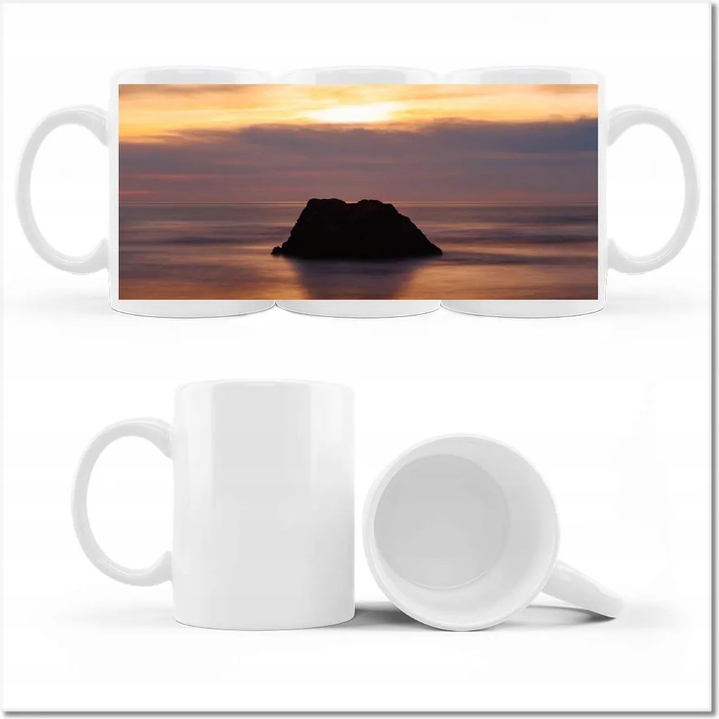 Fényképes bögre Sziget Tó Felhők