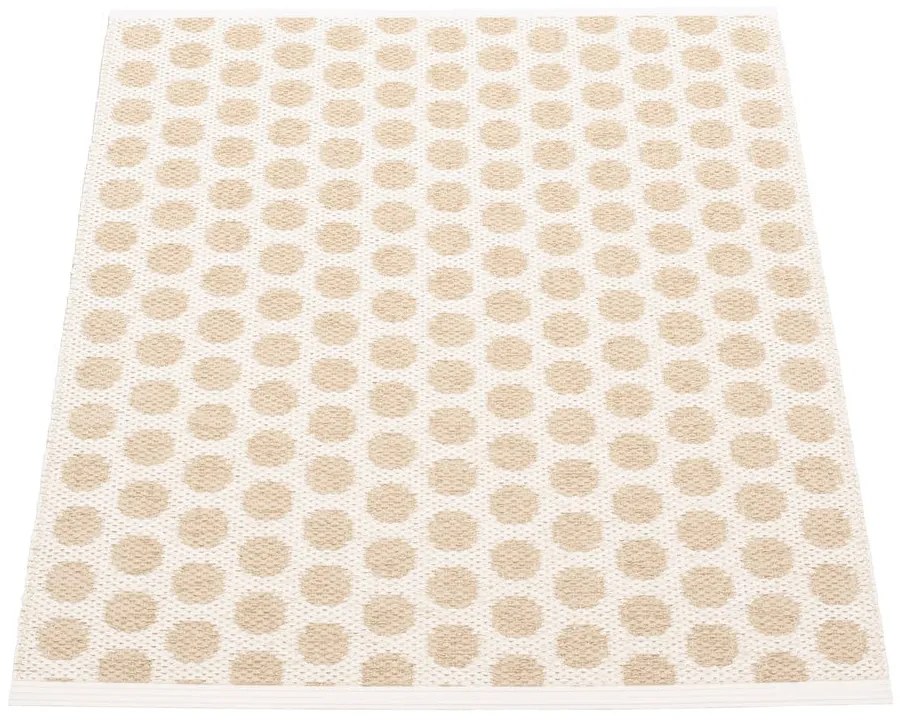 Bézs-krémszínű kültéri-beltéri szőnyeg 70x90 cm Noa Beige Vanilla – Pappelina