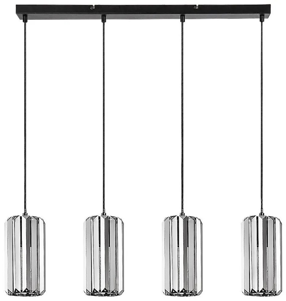 Rabalux 72256 - Csillár zsinóron VENESS 4xE27/40W/230V