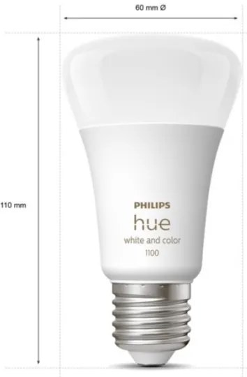 Philips Hue WACA kezdőkészlet – 3× E27/9W, 2000–6500 K + Hue Bridge és fényerőszabályzó kapcsoló