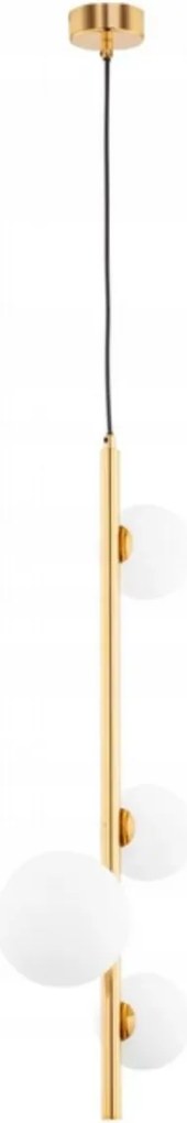 Függő mennyezeti lámpa arany, gömbök az előszoba hálószoba nappalijába Taida 4