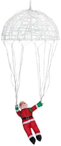 Aigostar - Kültéri karácsonyi LED dekoráció, 3×AA elemmel, IP44 védettség, Télapó