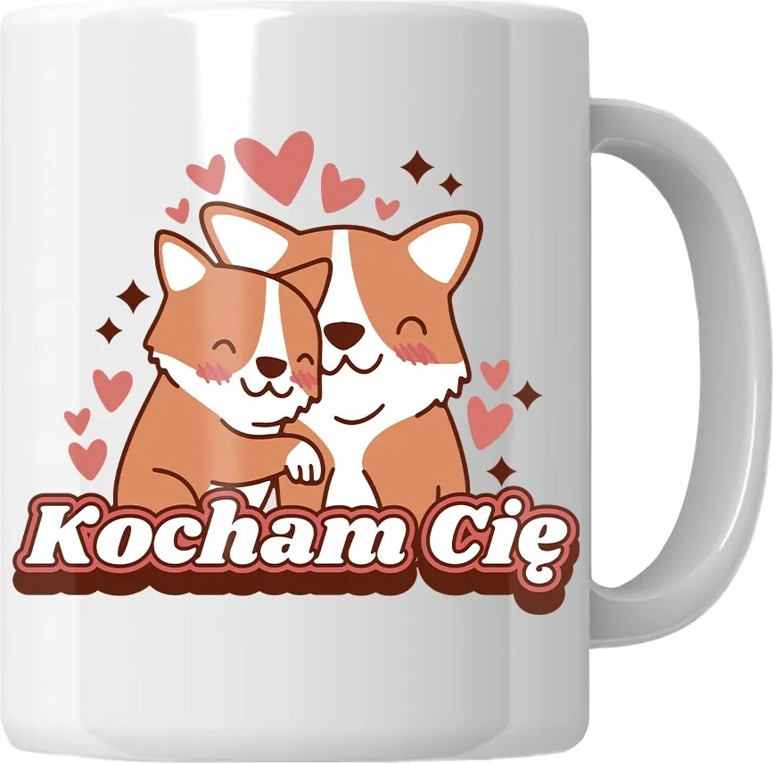 Corgi Bögre Szeretlek Ajándék Lány Feleség Barátnő