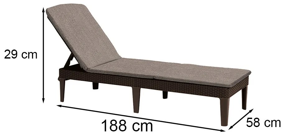 Jaipur kerti nyugágy párnával