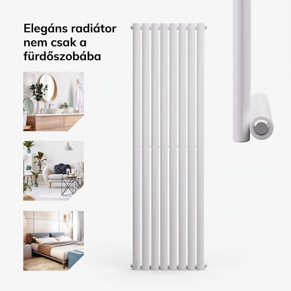Blumfeldt Tallheo, 47 x 160, radiátor, csőradiátor, 728 W, melegvizes, 1/2