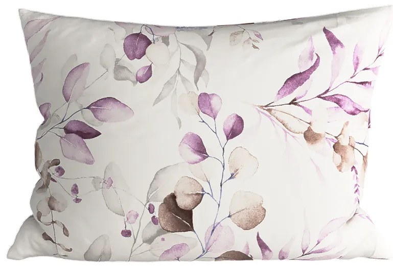 Szett 2 db díszpárnahuzat mikroszálból FLORANY 50x70 cm, fehér