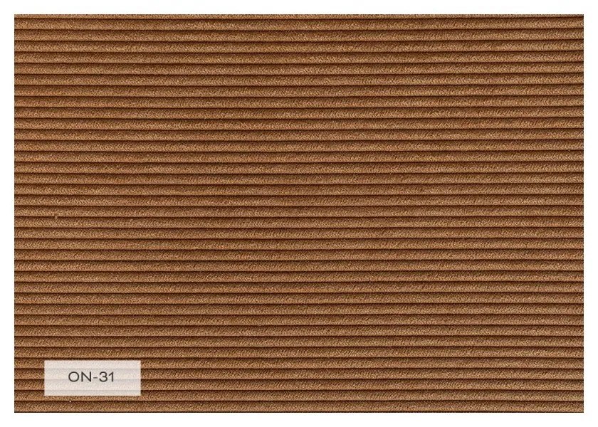 Narancssárgásbarna kordbársony fotel Lofty Lilly – Miuform