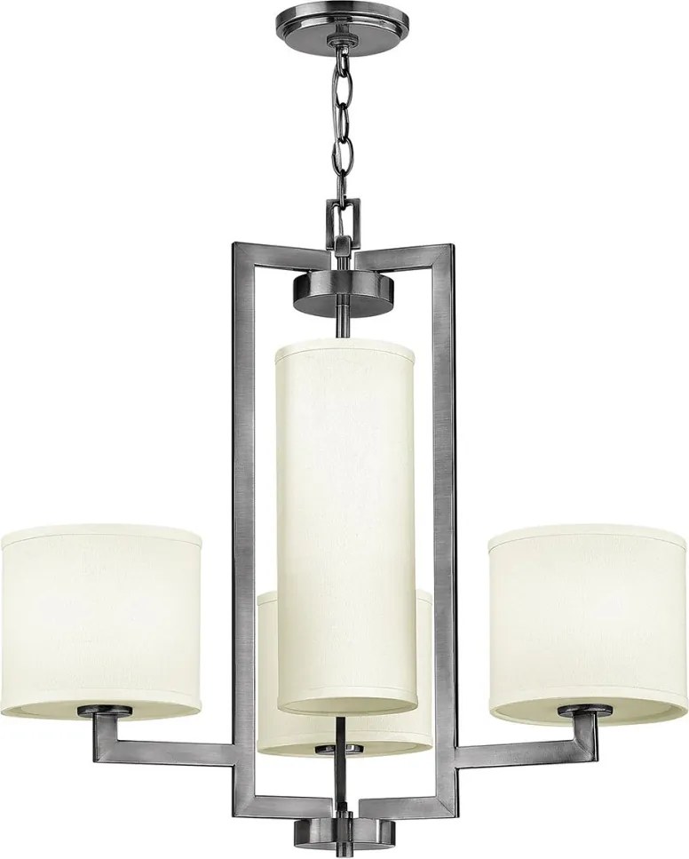 ELSTEAD HK-HAMPTON4 HAMPTON Modern Csillár Fehér, Nikkel E27 IP20