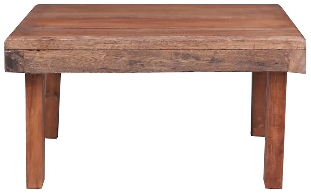 Tömör mahagóni fa dohányzóasztal 60 x 45 x 23 cm