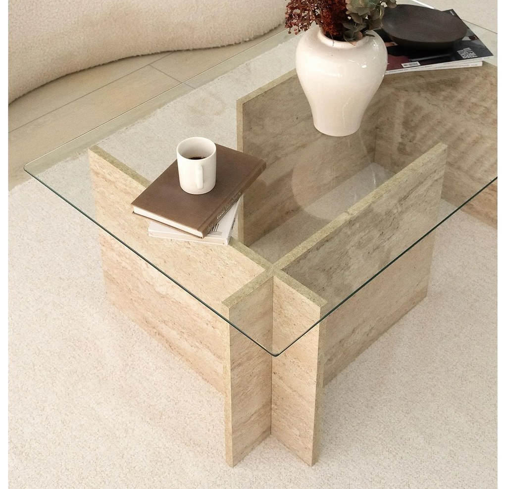 Dohányzóasztal Espadrile (travertin) . 1102386