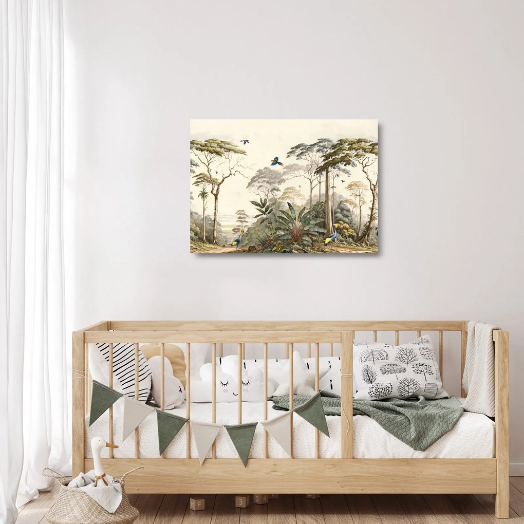 Üveg kép - Amazonas esőerdő (70x50 cm)
