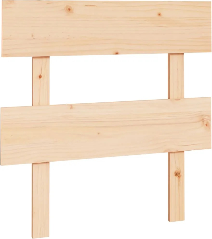 vidaXL tömör fenyőfa ágyfejtámla 78,5x3x81 cm