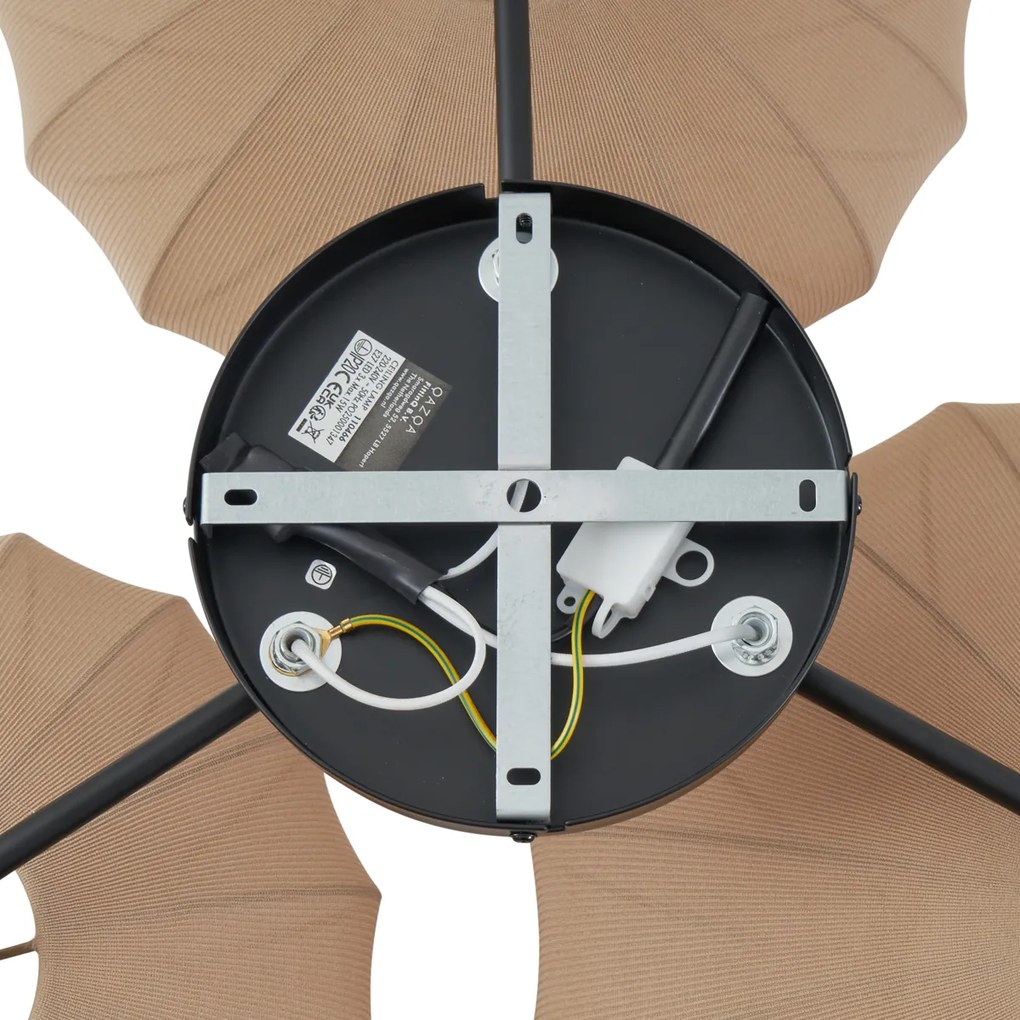 Japandi mennyezeti lámpa barna 3-lámpás - Multi Bida