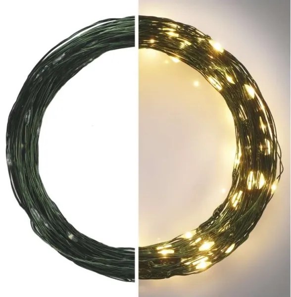 LED Karácsonyi kültéri lánc 150xLED/20m IP44 meleg fehér