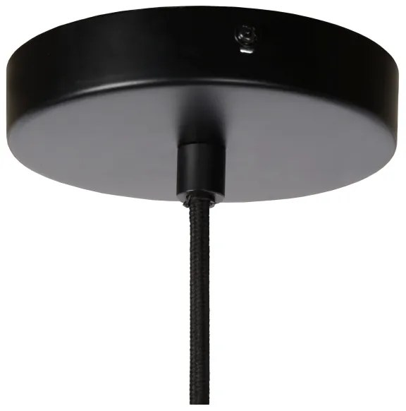 Lucide 78396/01/30 - Csillár zsinóron JERREL 1xE27/40W/230V fekete
