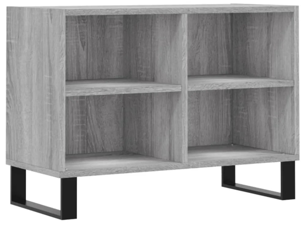 szürke sonoma színű szerelt fa TV-szekrény 69,5 x 30 x 50 cm