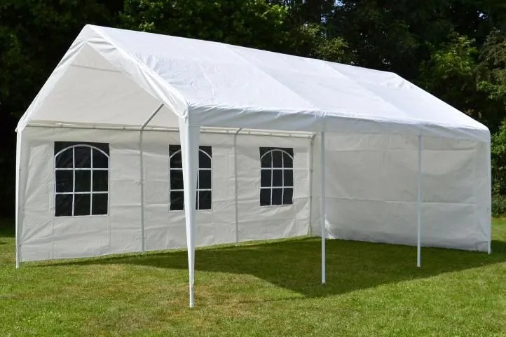 Univerzális partisátor 6×4 m PE 180 g/m² oldalfalak cipzár