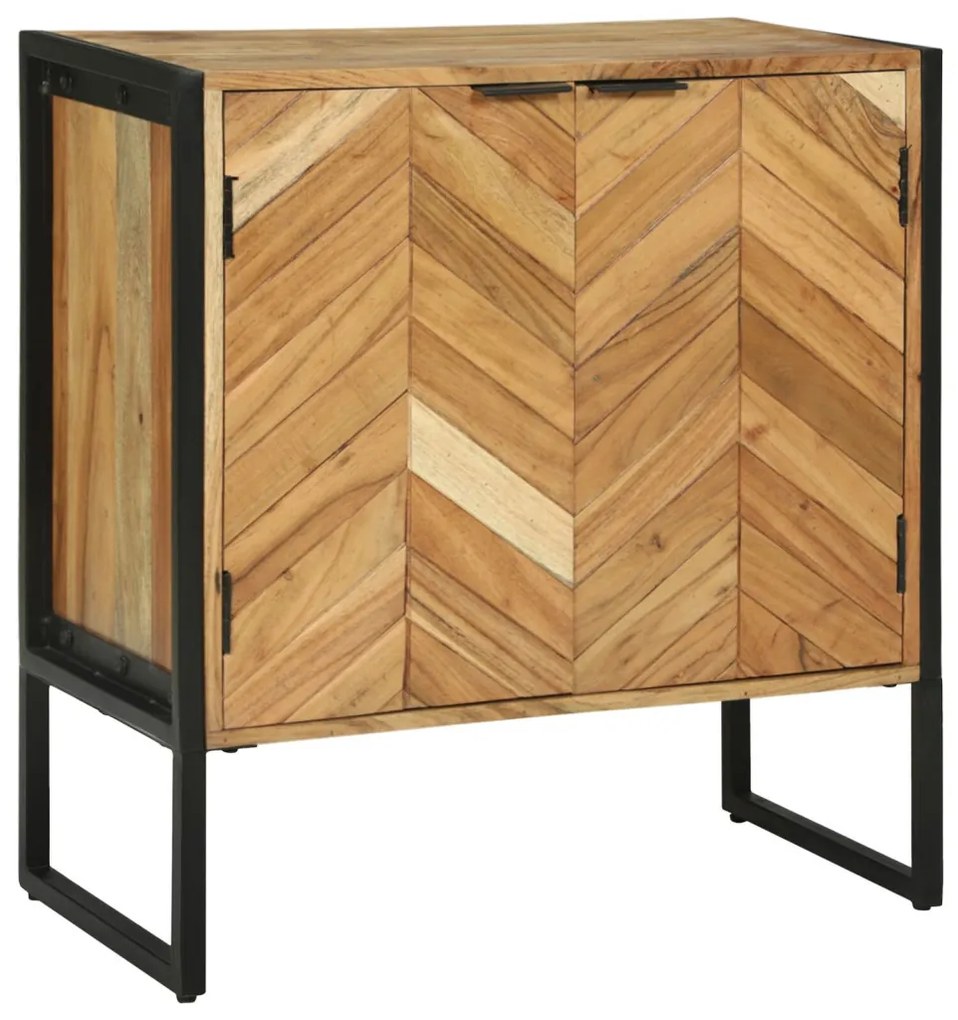 oldalszekrény 70x35x75 cm Tömör fa Akác