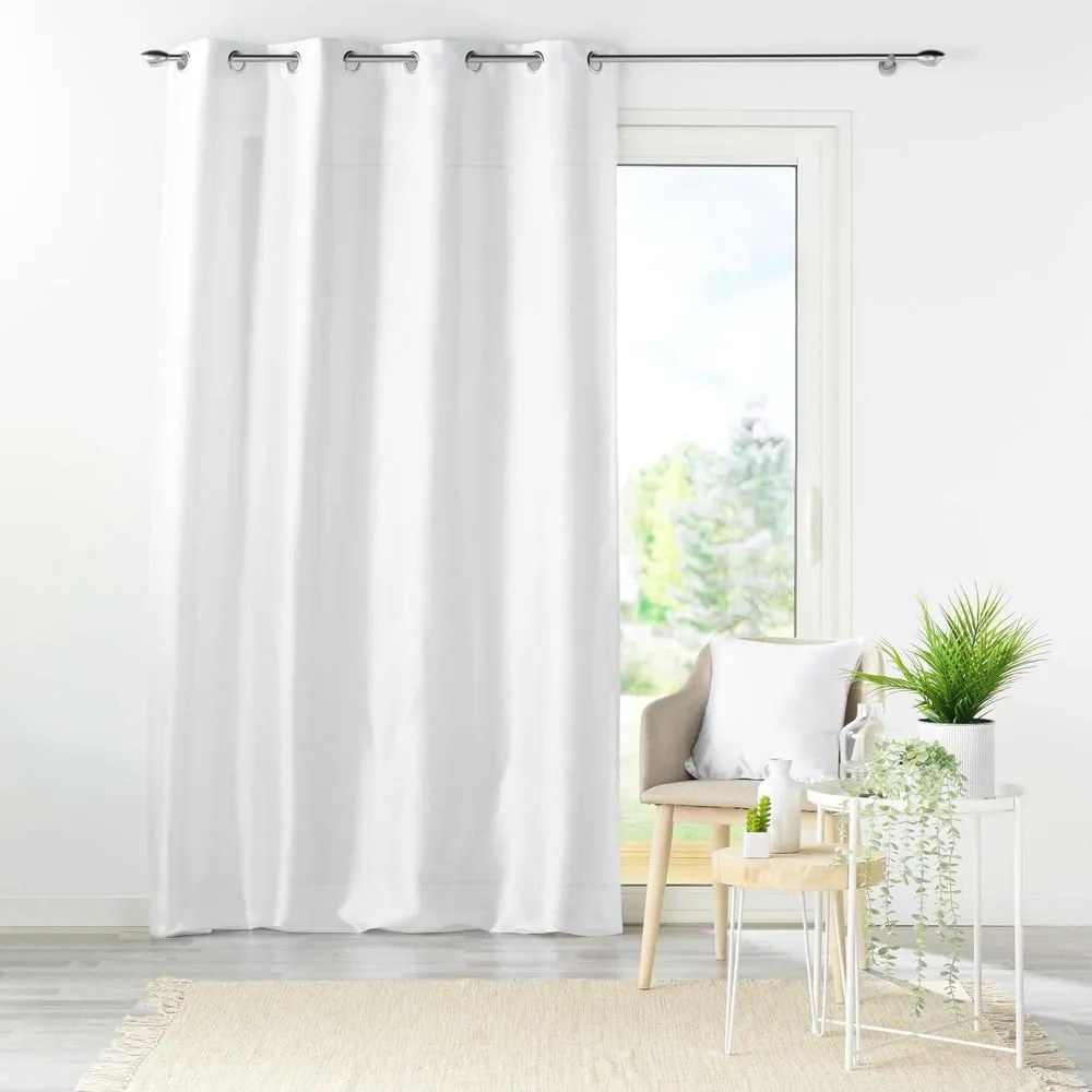 Fehér szatén függöny 140x240 cm Shana – douceur d'intérieur
