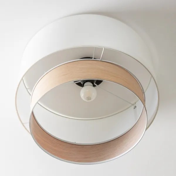 Brilagi - LED felületre szerelt csillár CERIA 1xE27/40W/230V Ø 50 cm fehér/bézs