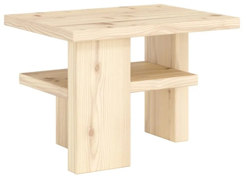 Borovi fenyő tárolóasztal 34x45 cm Japan – Karup Design