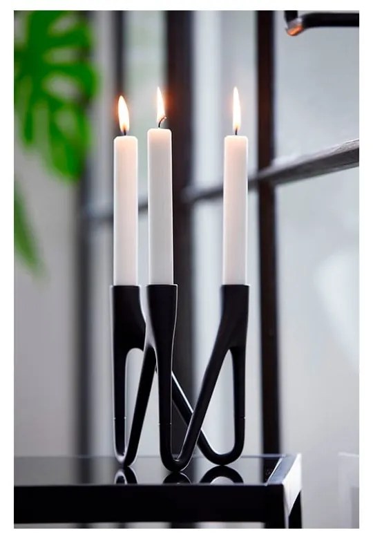 Roots fekete gyertyatartó - Morsø