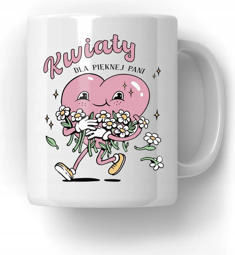 Bögre Virágok Egy Gyönyörű Hölgynek Ajándék Anyák napjára Anyák Napjára Feleségek