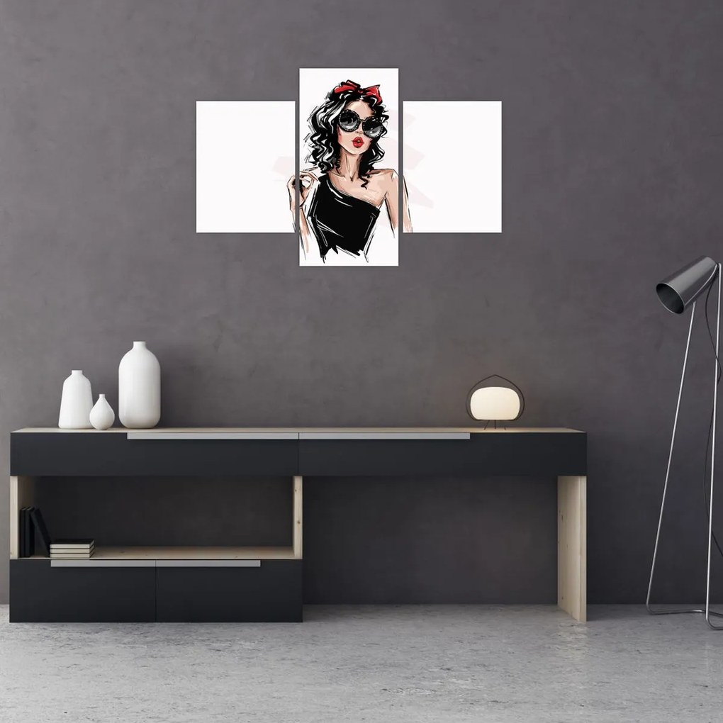 Kép - Divat nő (90x60 cm)