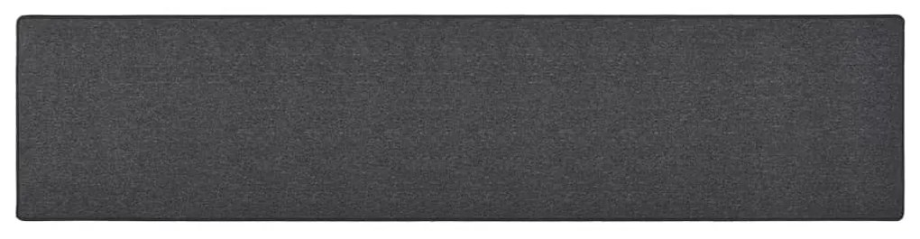antracitszürke futószőnyeg 50 x 250 cm