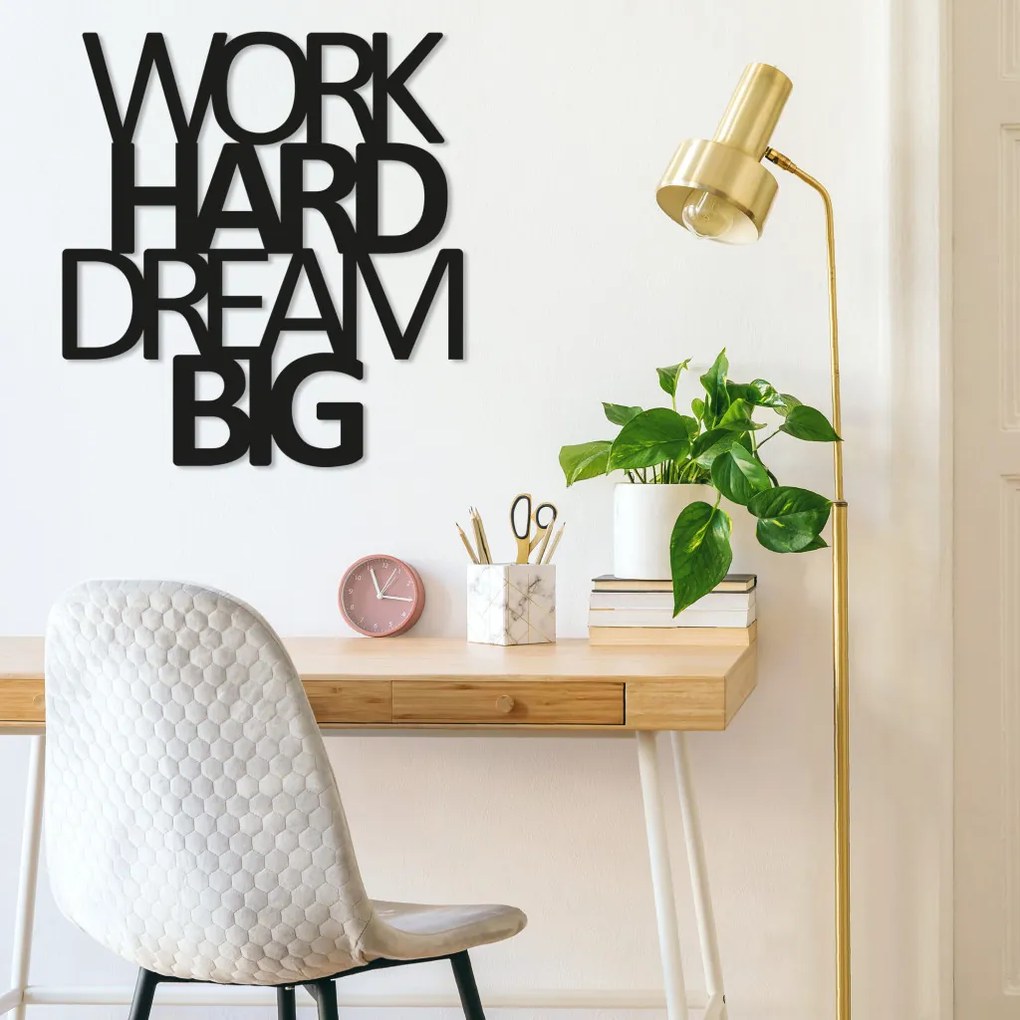 Work fém fali dekoráció, 65×70 cm