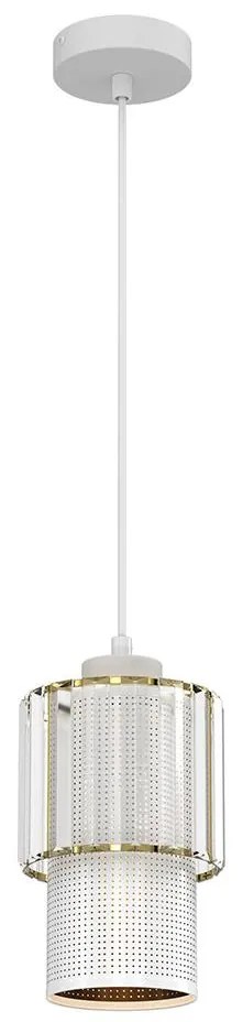 Csillár zsinóron BLANCO 1xE27/60W/230V fehér