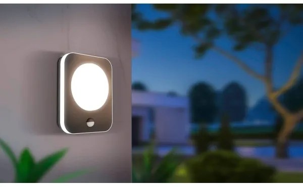 Eglo 99584 - LED Kültéri fali lámpa érzékelővel MADRIZ LED/9W/230V IP44