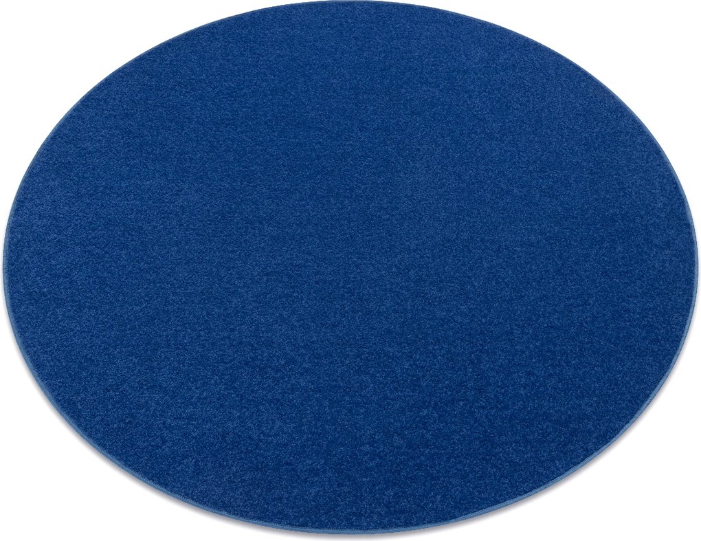 Szőnyeg kerek 170 cm Eton egyszínű sötétkék @154313