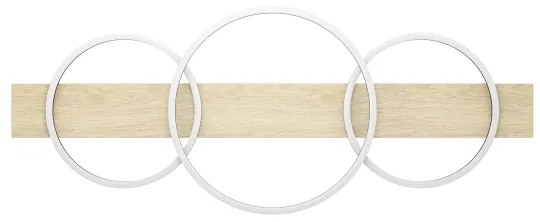 Eglo 901717 - LED Mennyezeti lámpa BOYAL 3xLED/12W/230V 3000K bézs/fekete