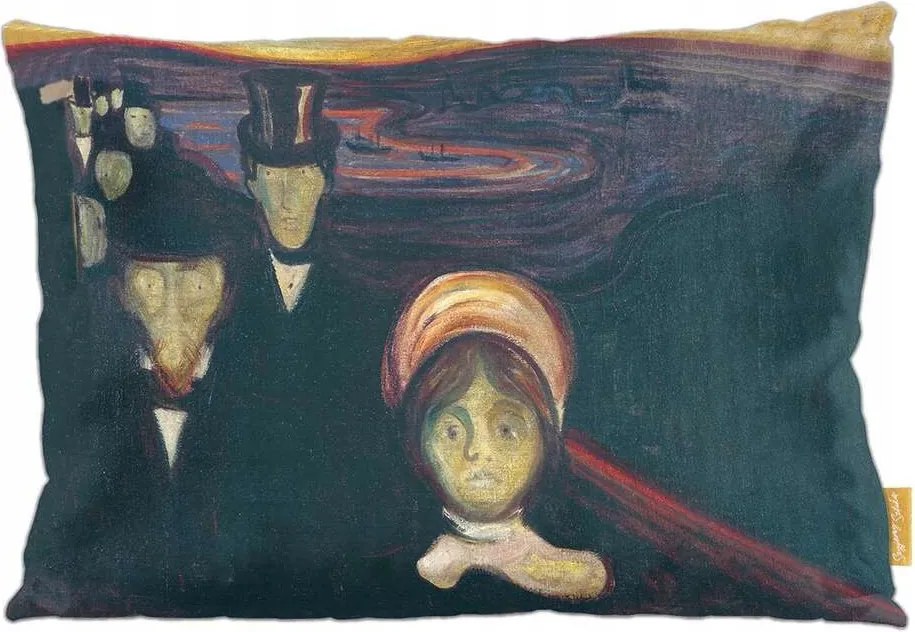 Anxiety párna (Szorongás) Edvard Munch