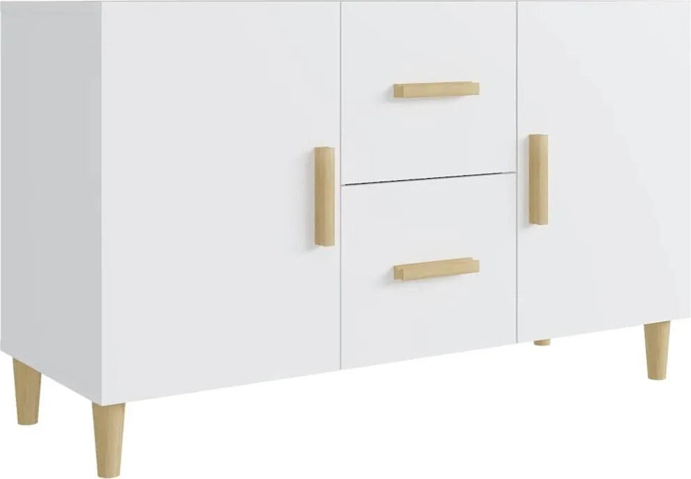 vidaXL fehér szerelt fa tálalóasztal 100 x 36 x 60 cm
