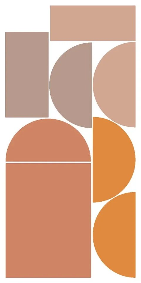 Matrica falra 120x250 cm Abstract Sunset – Ambiance