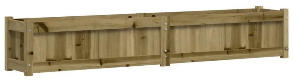 impregnált fenyőfa kerti virágláda 180x31x31 cm