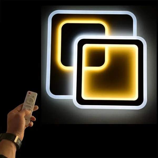 Ecolite WALP15-80W/LED - LED Szabályozható mennyezeti lámpa REST LED/80W/230V + távirányító