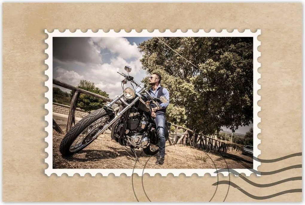 Poszterek 60x40 Motorkerékpár Klasszikus Motor