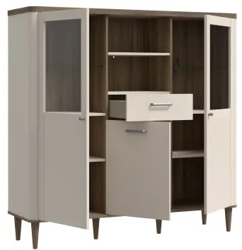 Vitrin VIRO barna/bézs