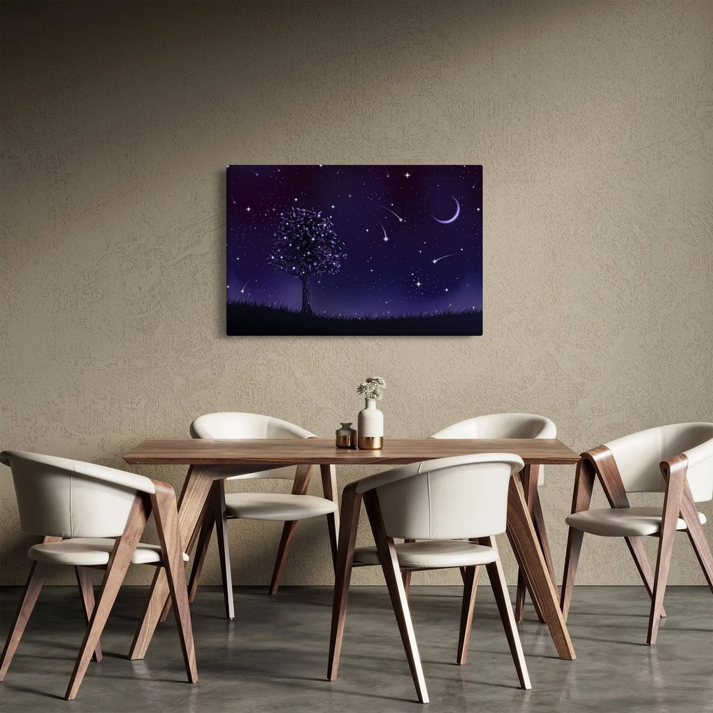 Kép - Illusztrációban fogott éj (90x60 cm)
