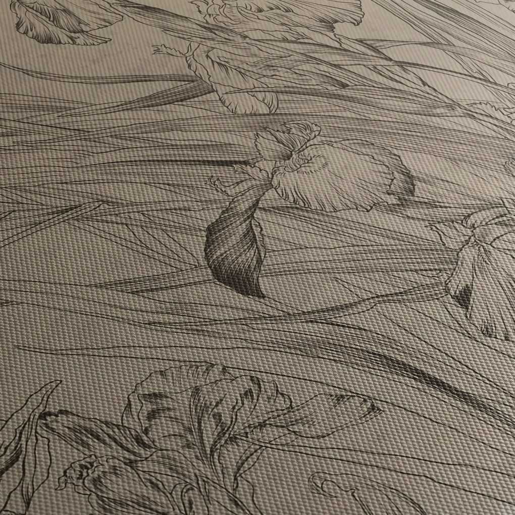 Kép - A növények körvonalai (90x60 cm)