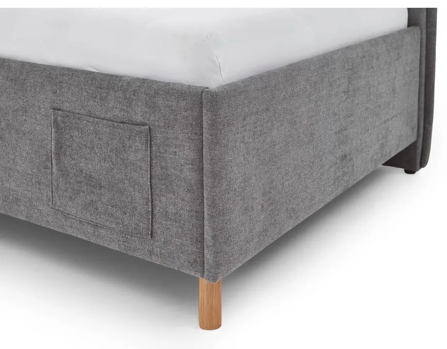 Szürke gyerekágy tárolóhellyel 90x200 cm Fun – Meise Möbel